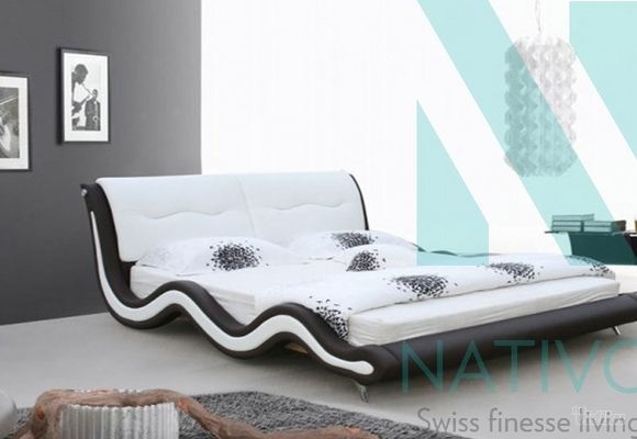 Kreveti - dizajnerski bračni krevet Wave - Nativo nameštaj