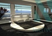 Kreveti - dizajnerski bračni krevet Coco V2 sa rasvetom - Nativo nameštaj