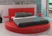 Kreveti - dizajnerski bračni krevet Circle V3 - Nativo nameštaj