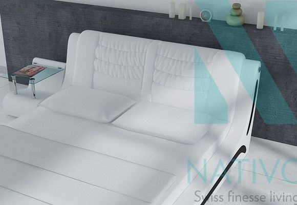 Kreveti - dizajnerski bračni krevet Luisa V2.0 - Nativo nameštaj