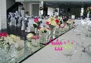 Dekoracija mladenačkog stola sa orhidejama i ružama SM039