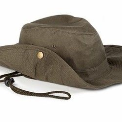 Pamučni šešir sa učkurom zelene boje Safari - Military Shop