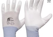 Močene zaštitne rukavice Soft Catch bele