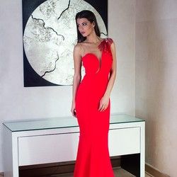 Crvena duga svečana haljina