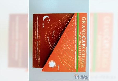 GrandCaps CHAGA + Dihidrokvercetin, 60+60 kapsula