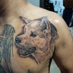 Dog tattoo 
