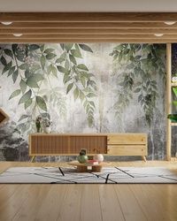 Foto tapete zeleno lisce