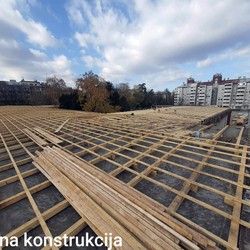 Izrada krovne konstrukcije Novi Beograd
