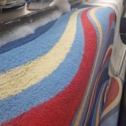 Pranje sarenih tepiha u Sapcu