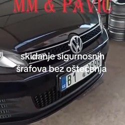 Skidanje sigurnosnih šrafova bez oštećenja
