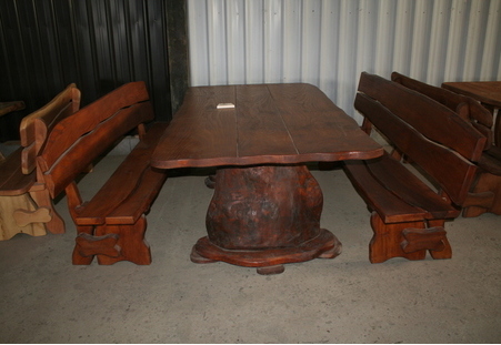 Drvene bastenske klupe i stolovi