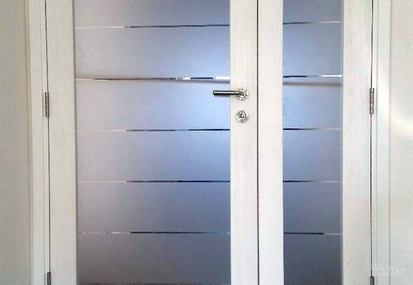 Dvokrilna sobna vrata sa staklom Pancevo