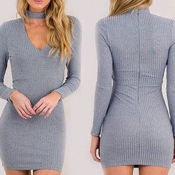 Kratka džemper haljina