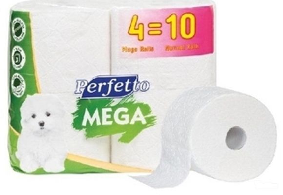 Toalet papir Perfetto 4/1 Mega