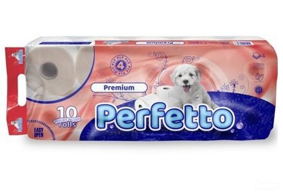 Toalet papir Perfetto 10/1 Premium 4 sloja
