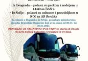 Autobuski prevoz Beograd - Sofija