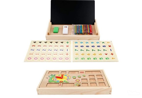 Drvena kutija za učenje brojeva