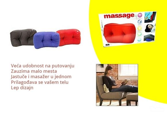 Višenamensko jastuče sa masažerom
