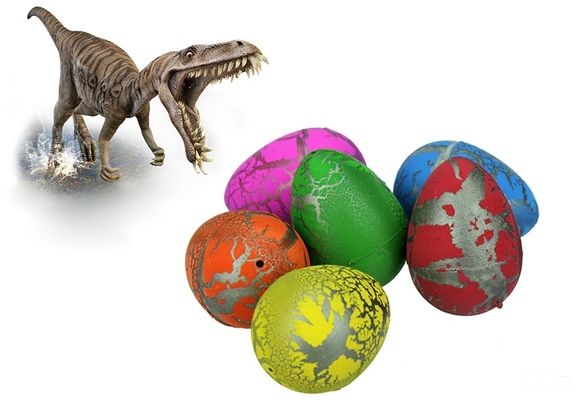 Komplet od 5 JAJA iz kojih se rađaju dinosaurusi