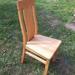 Trpezarijska hrastova stolica