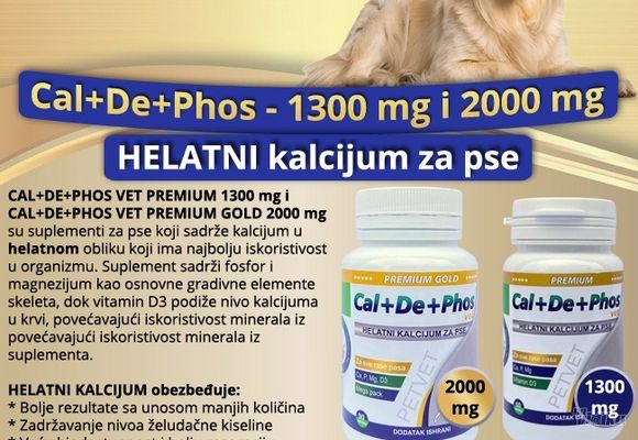 Helatni kalcijum za pse