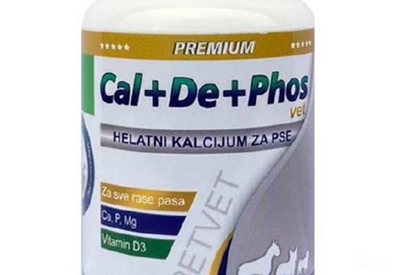 Kalcijum za pse Premium, 60 kom, 1300 mg