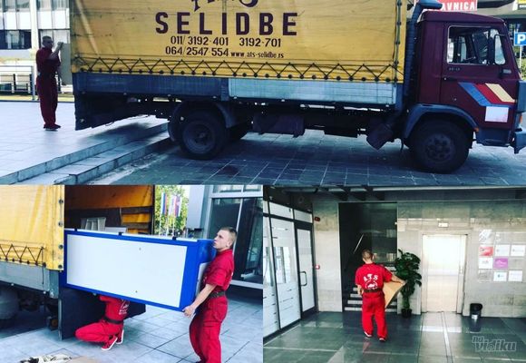 Selidbe velikim kamionom u Beogradu