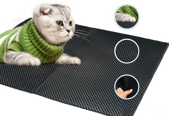 Podloga za posip za mačke sa rupicama