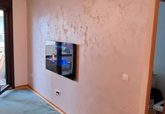 Postavljanje TV na zid i izrada tehnike Sahara