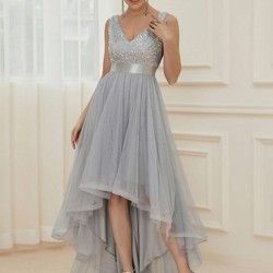 Siva elegantna haljina