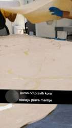 ručno razvučene kore za pazarske mantije 