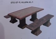 Betonski sto i klupe