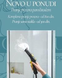 Pranje prozora parocistacem