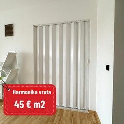 Harmonika vrata po meri 