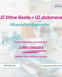 Ultrazvuk štitne žlezde i ultrazvuk abdomena Beograd akcija