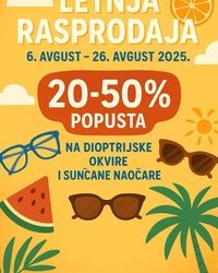 Avgust je mesec popusta 