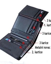 Kožni novčanik Bariton Multi - Beograd
