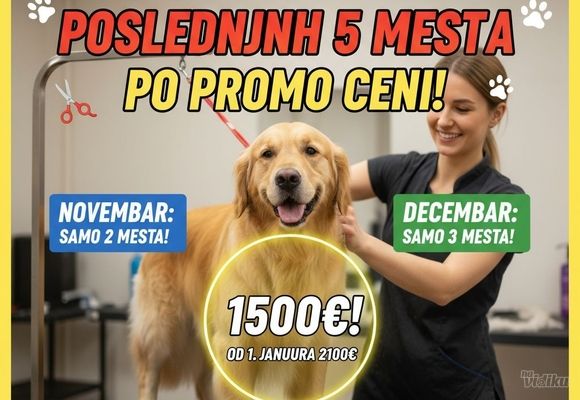 NE PROPUSTI! POSLEDNJIH 5 MESTA PO PROMO CENI!