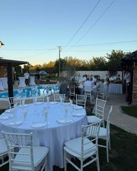 Bele tiffany stolice iznajmljivanje