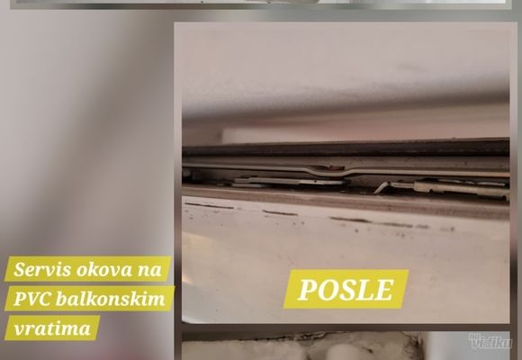 Najpovoljnija popravka PVC balkonskih vrata Beograd Rakovica Cukarica