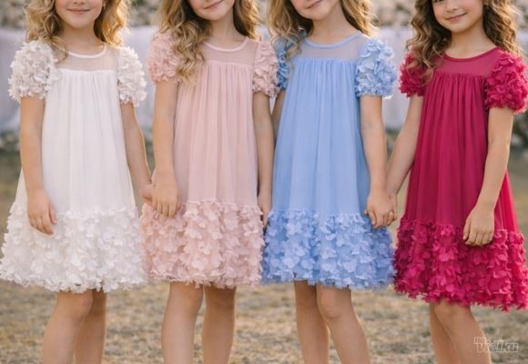 Nova kolekcija!!! Nežni leptirić svečane haljinice, udobnost i elegancija