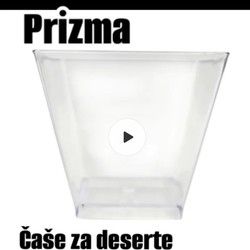 Prizma čaše za deserte