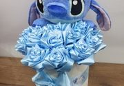 Stitch i ruze od satena u kutiji - Kragujevac