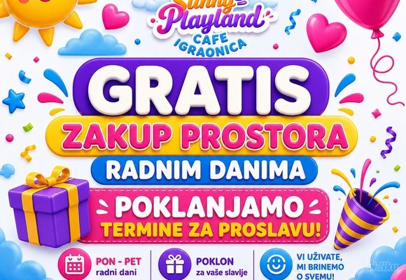 Akcija! GRATIS PROSTOR