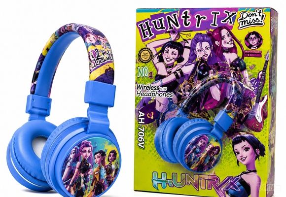 Huntrix bežične bluetooth slušalice u fensi pakovanju - plave