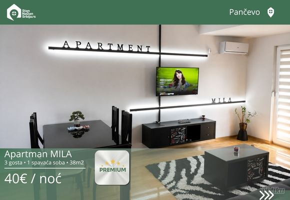 Stan Na Dan Pančevo Apartman MILA