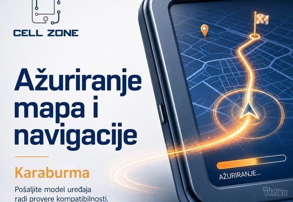Ažuriranje mapa i navigacije Karaburma