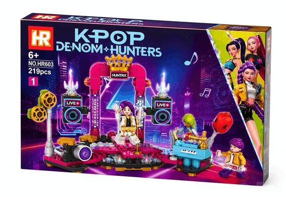 K-Pop Demon Hunters kockice (219) - muzička pop scena (Rumi i Huntrix kocke)