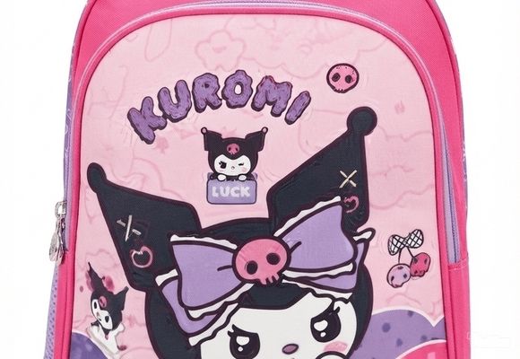 Kuromi ranac srednje veličine - roze-ciklama