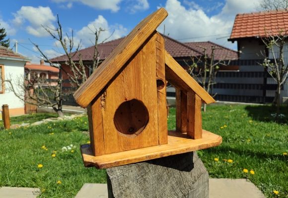 Kućica za ptice od paleta